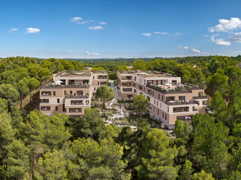 Résidence neuve en BRS à Saint-Clément-de-Rivière – Appartements au cœur de la pinède