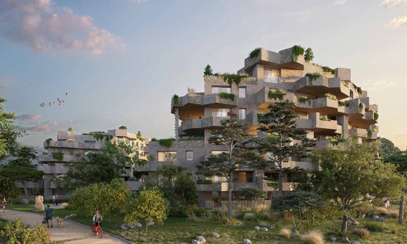 Programme neuf RE2020 à Lattes – Jardin méditerranéen en cœur d’îlot