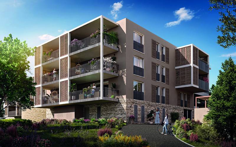 Résidence harmonieuse dans une îlot de verdure à Ales - LE DOMAINE DU CLOS