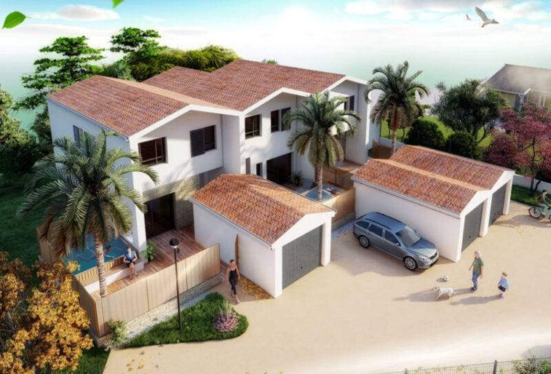 Programmes neuf : 3 villas d’exception, au cœur de la Vaunage à Langlade - PATIO DE L'ARBOUSIER